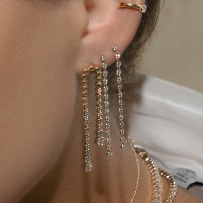 Simple high quality touch stud earring