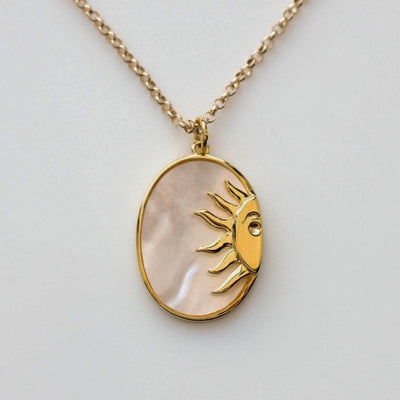 Sun Shell personality necklace