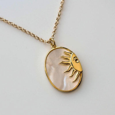 Sun Shell personality necklace