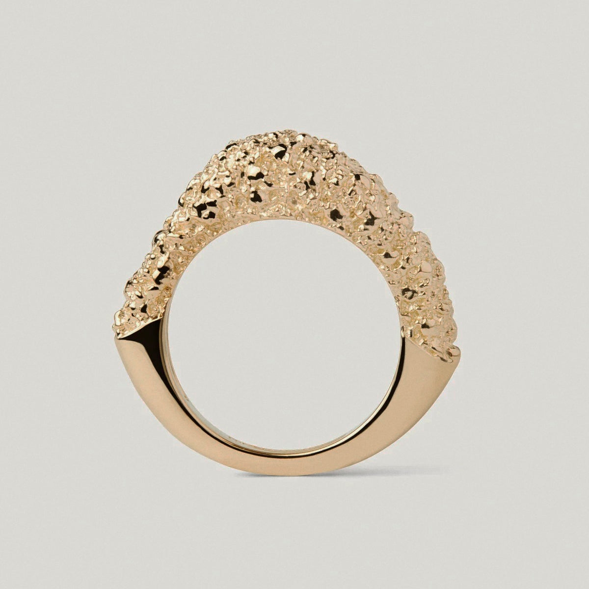 Fashion simple irregular polka-dot ring