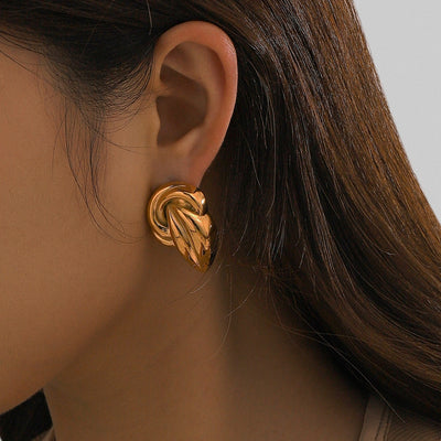 Stylish irregular symmetrical earring