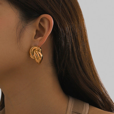 Stylish irregular symmetrical earring