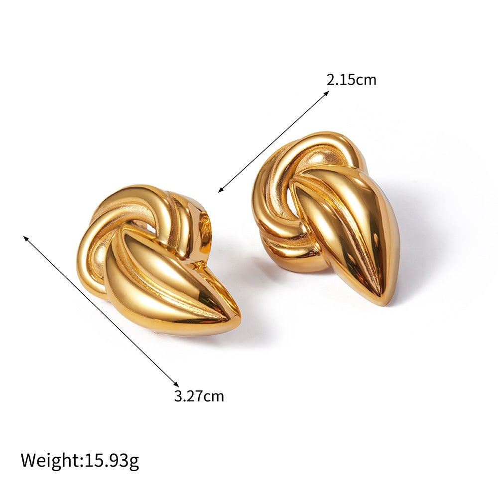 Stylish irregular symmetrical earring