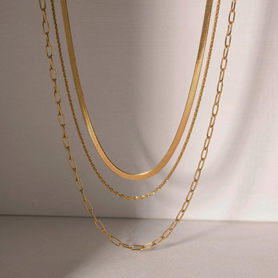 Simple temperament Cuban necklace