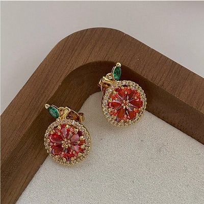 Fresh natural simple creative fruit earring