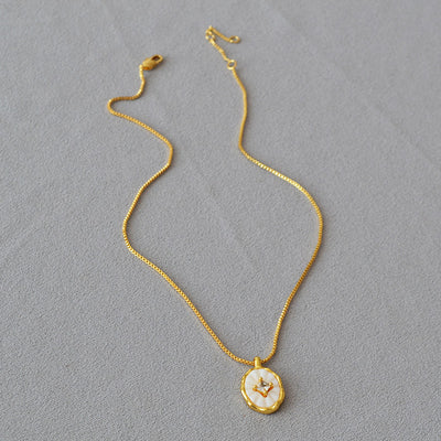 Mother shell fashion temperament high sense necklace